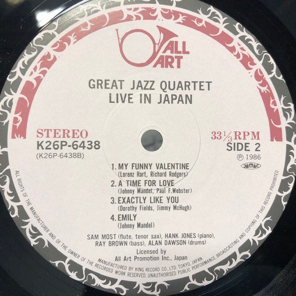 Great Jazz Quartet Live In Japan