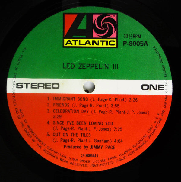 Led Zeppelin III = レッド・ツェッペリン III
