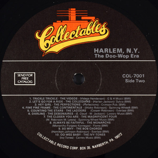 Harlem NY (The Doo-Wop Era)