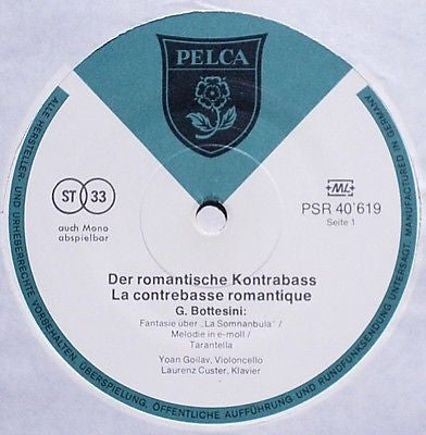 Der Romantische Kontrabass (La Contrebasse Romantique)