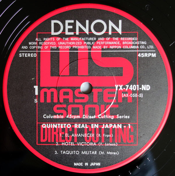 Quinteto Real En Japan Vol.1