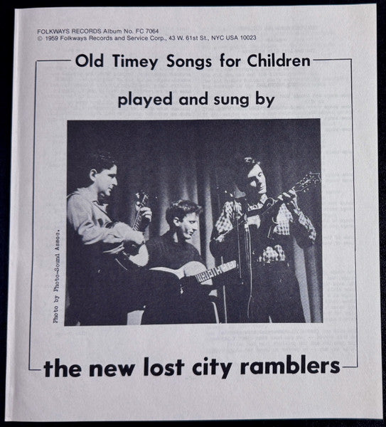 Old Timey Songs For Children