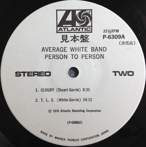 Person To Person = ライヴ!