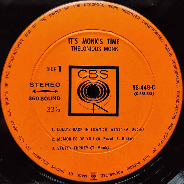 It's Monk's Time