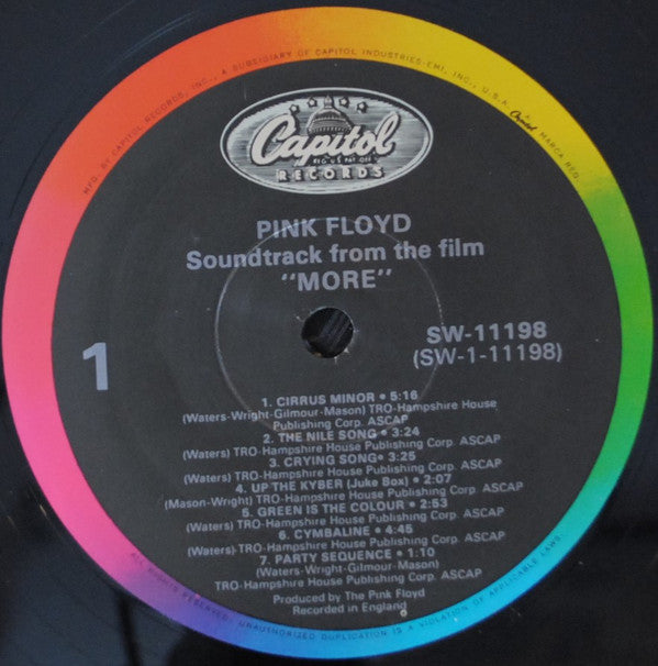 Soundtrack From The Film "More"