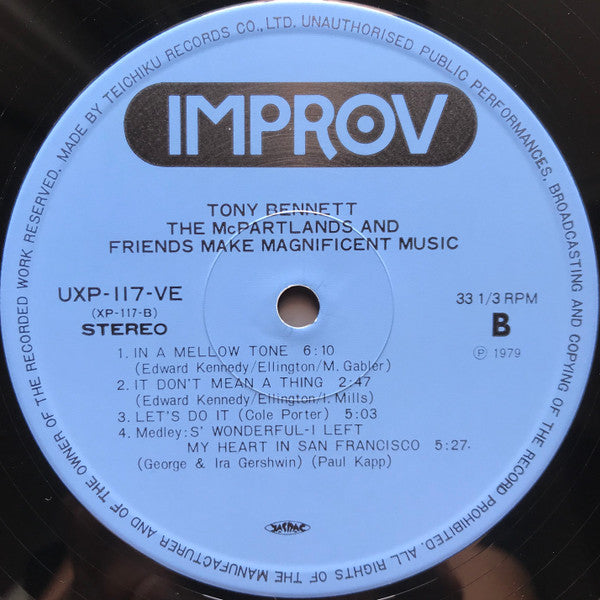 Tony Bennett/The McPartlands And Friends Make Magnificent Music