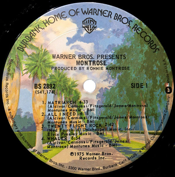 Warner Bros. Presents Montrose!