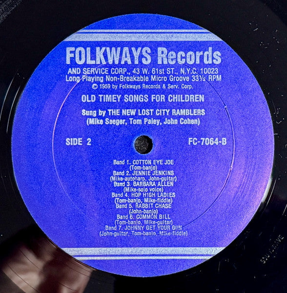 Old Timey Songs For Children