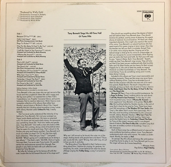 Release: Sings His All-Time Hall Of Fame Hits-Vinyl-US-1971-PC 30240-11428917