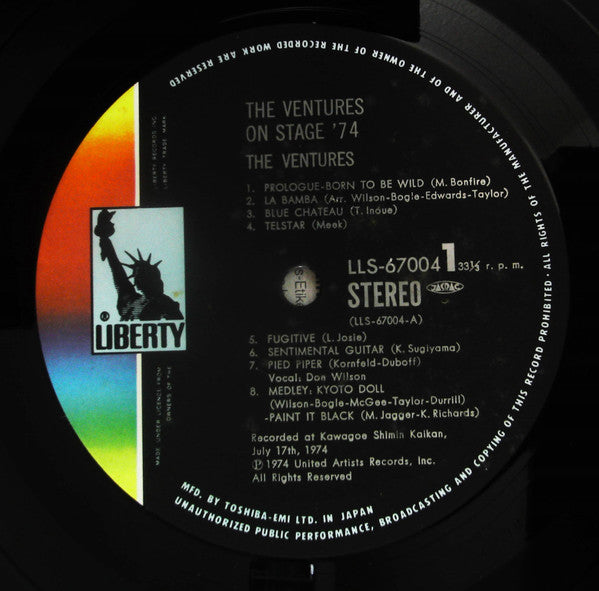 The Ventures On Stage '74