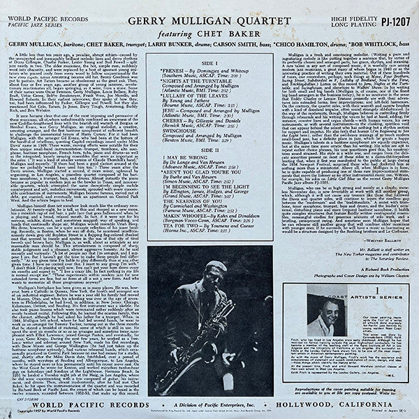 Gerry Mulligan Quartet