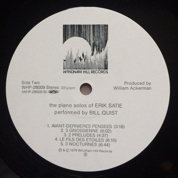 Piano Solos Of Erik Satie