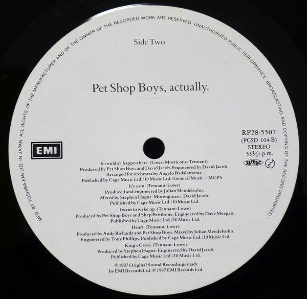 Actually = 哀しみの天使