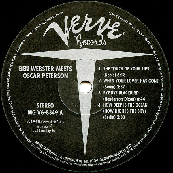 Ben Webster Meets Oscar Peterson