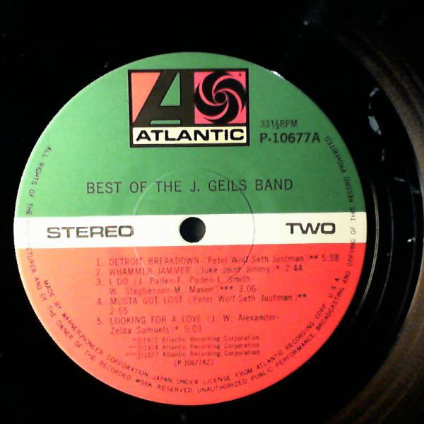 Best Of The J. Geils Band