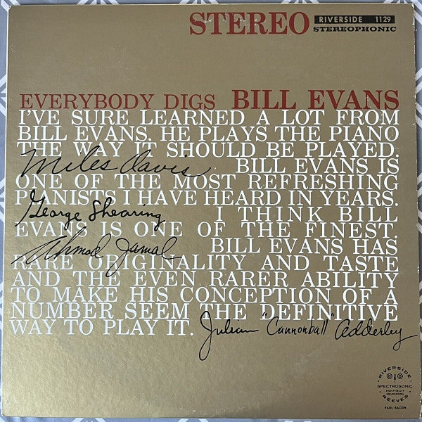 Everybody Digs Bill Evans