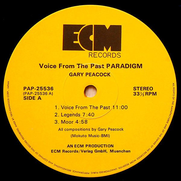 Voice From The Past - PARADIGM