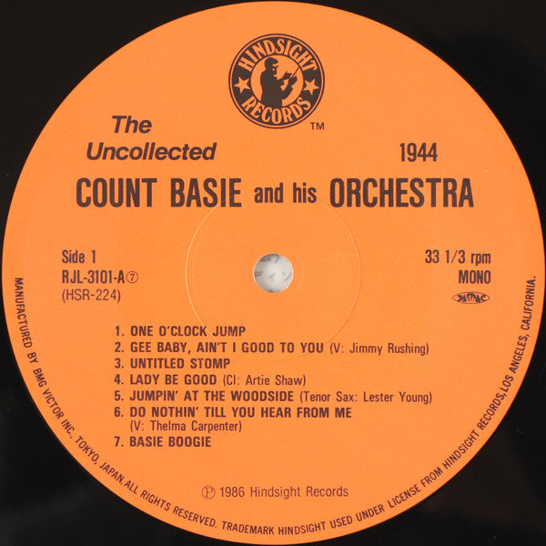 The Uncollected Count Basie, 1944
