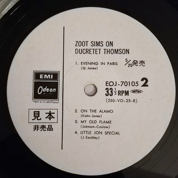 Zoot Sims Avec Henri Renaud Et Son Orchestre Et Jon Eardley