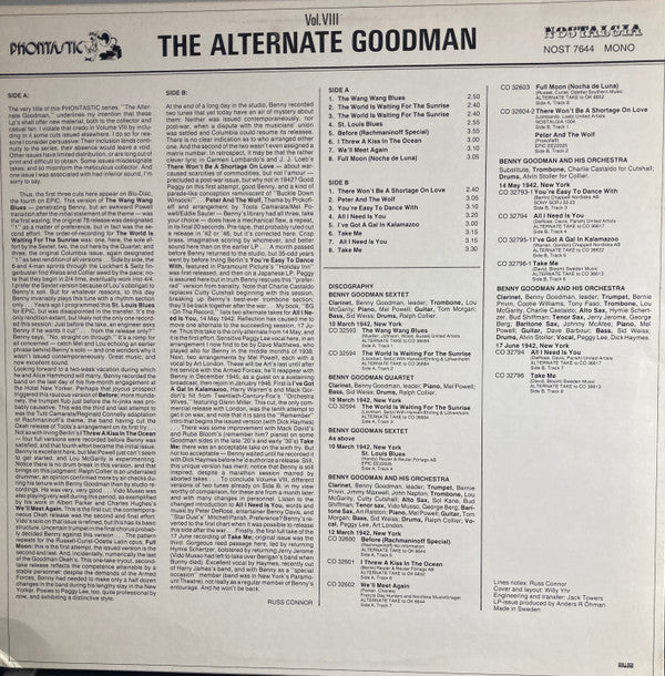The Alternate Goodman. Vol. VIII