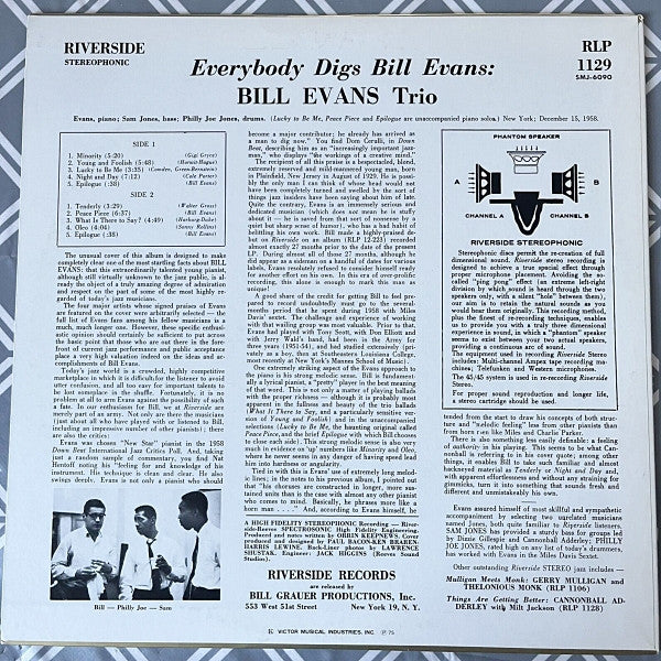 Everybody Digs Bill Evans