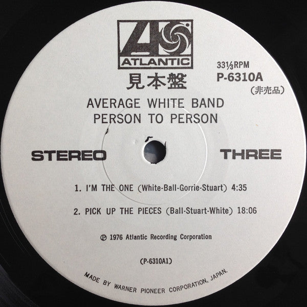 Person To Person = ライヴ!