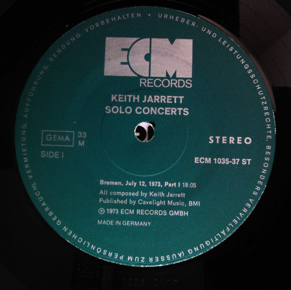 Solo Concerts: Bremen / Lausanne