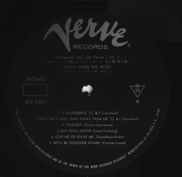 Anita Sings The Most