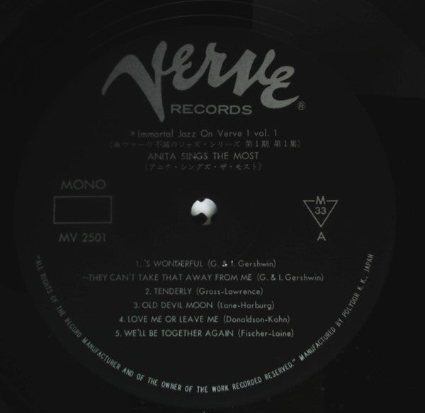 Anita Sings The Most