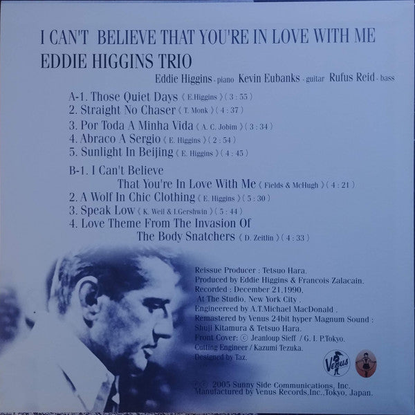 I Can't Believe That You're In Love With Me