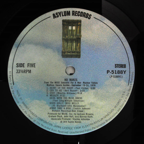 No Nukes - From The Muse Concerts For A Non-Nuclear Future - Madison Square Garden - September 19-23, 1979