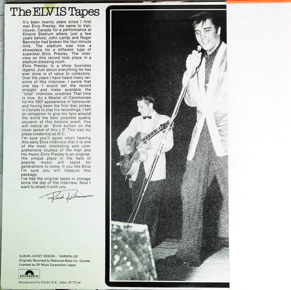 The Elvis Tapes = インタビュー・テープ