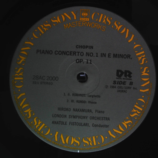 Concerto No. 1 For Piano And Orchestra In E Minor