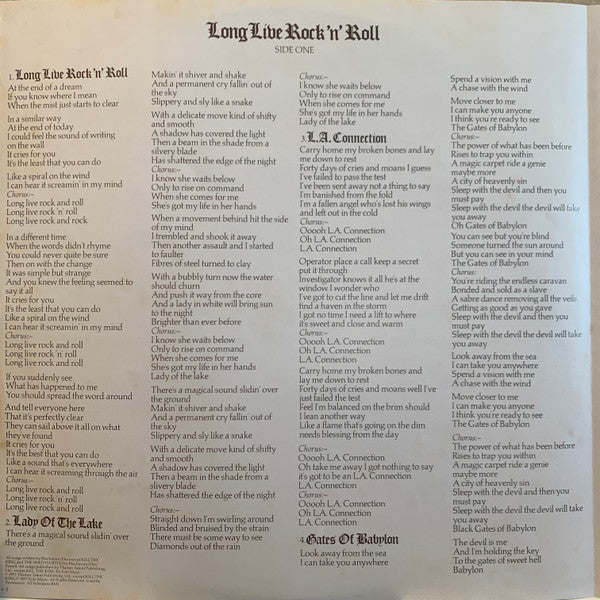 Long Live Rock 'N' Roll = バビロンの城門