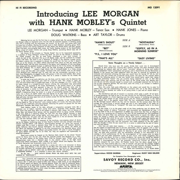Introducing Lee Morgan