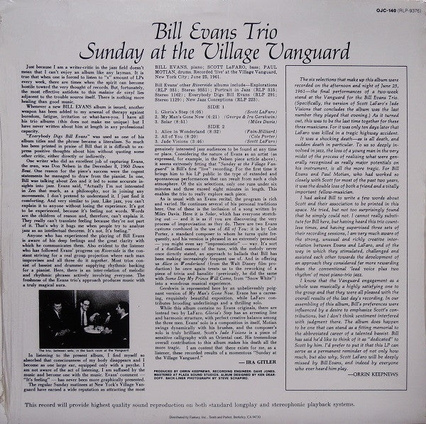 Sunday At The Village Vanguard