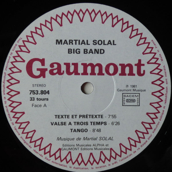 Martial Solal Big Band