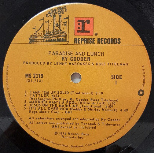 Paradise And Lunch