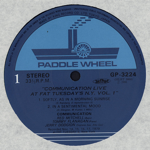 Live At Fat Tuesday's New York Vol.1