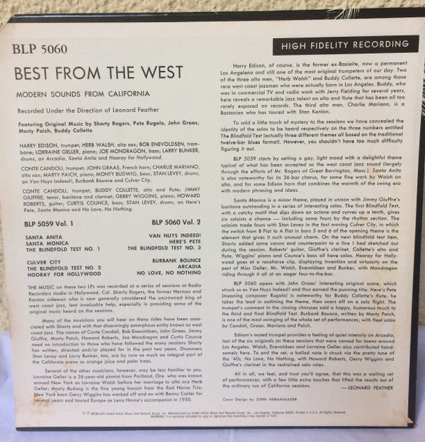 Best From The West Vol. 2 • Modern Sounds From California