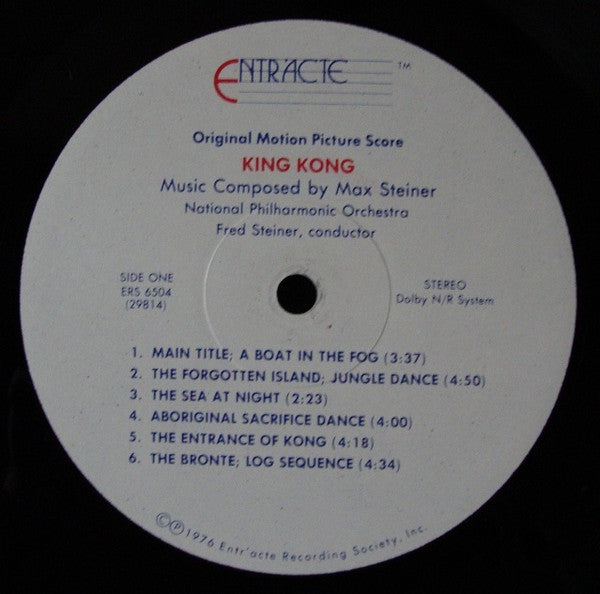 King Kong: The Original Motion Picture Score 1933