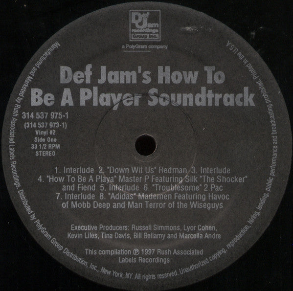 Def Jam's How To Be A Player Soundtrack