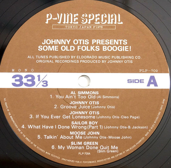 Johnny Otis Presents Some Old Folks Boogie