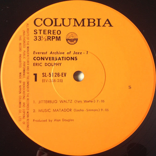 Conversations = カンヴァセイションズ/エリック・ドルフィー・メモリアル・アルバム