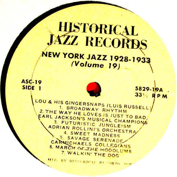 New York Jazz 1928-1933