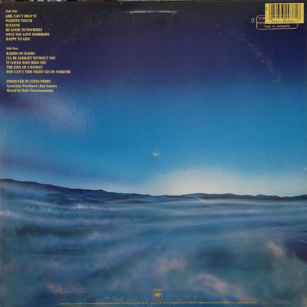 Release: Raised On Radio-Vinyl-US-1986-OC 39936-9372331