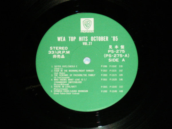 WEA Top Hits October '85 Vol. 27