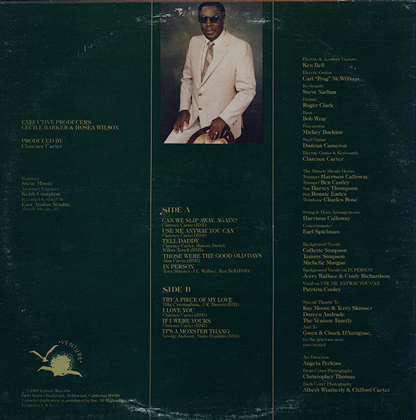 Mr. Clarence Carter In Person