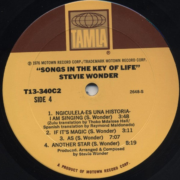 Songs In The Key Of Life