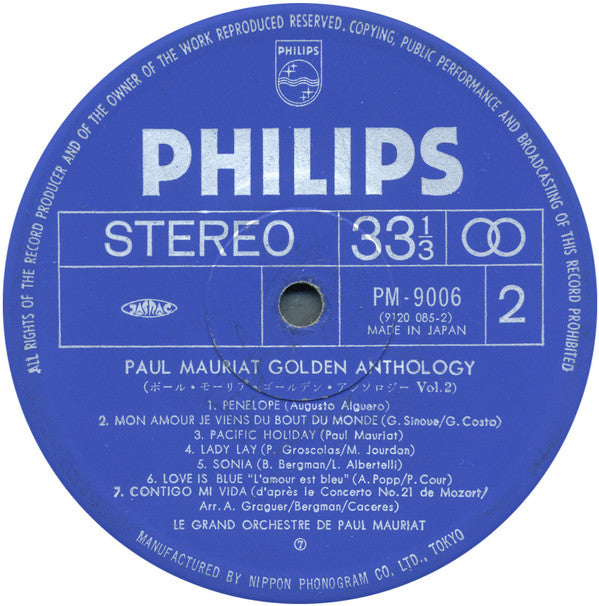 Paul Mauriat Golden Anthology